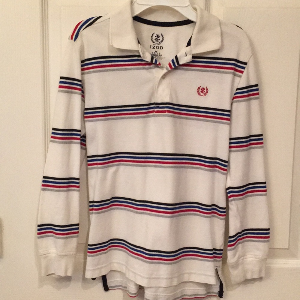Izod Stripe Polo Shirt